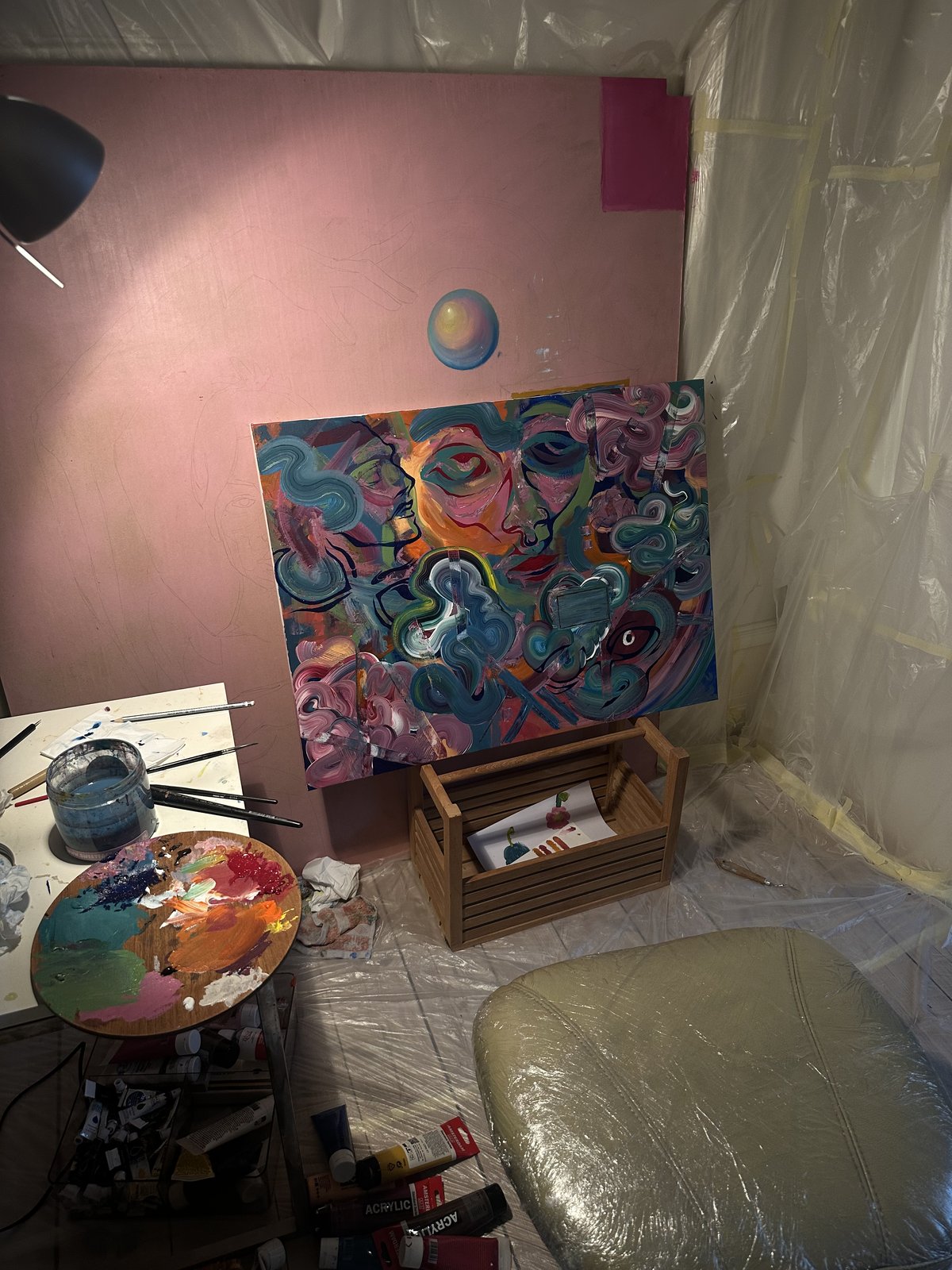 In the studio, Valencia