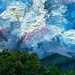 Clouds over the Meadow — detail 2