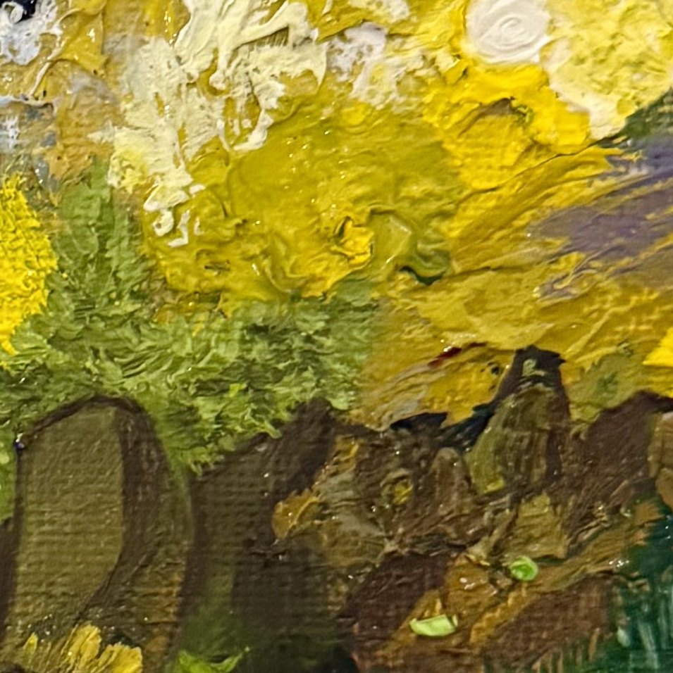 Mountain in Impasto — detail 3