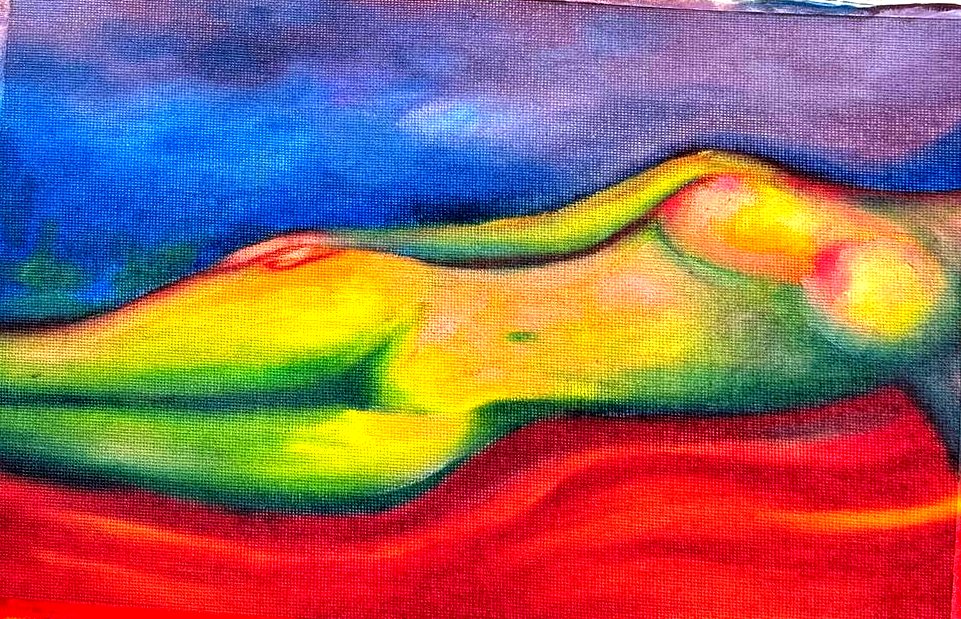 Nude Landscape — Acrylic on canvas