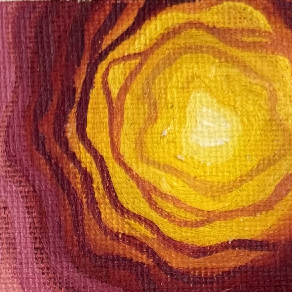 Sol psicodélico — detalle 1