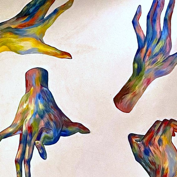 Rainbow Hands — detail 3
