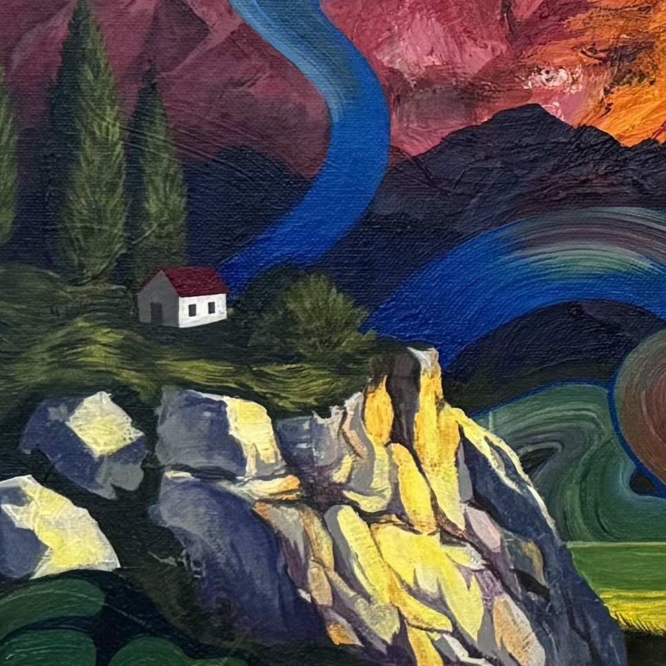 Castle in the Valley — detail 2