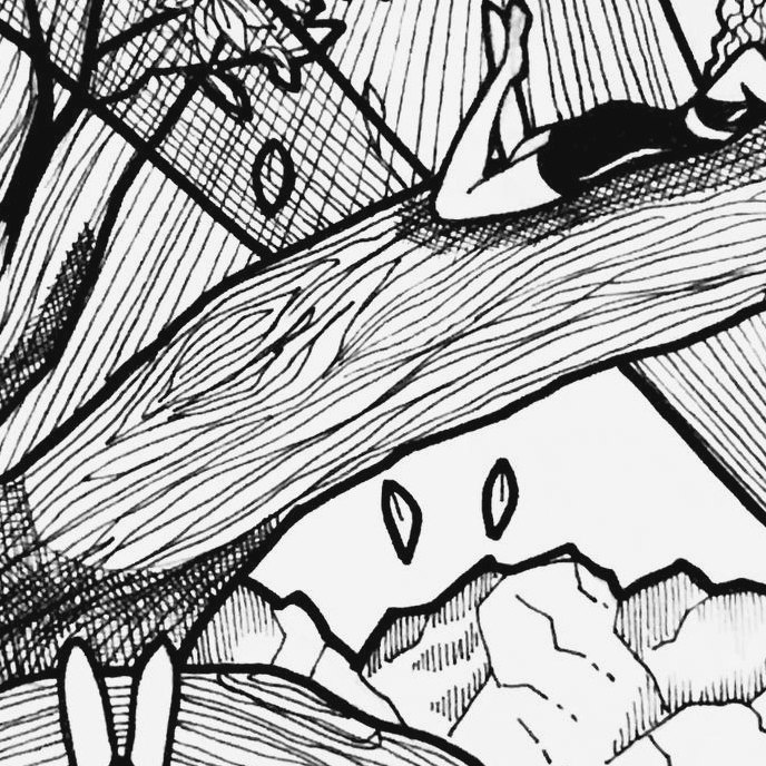 Tree and Figure — detail 2