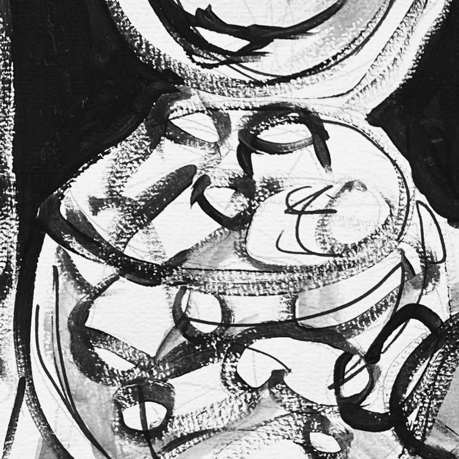 Still Life with Grapes — detail 1