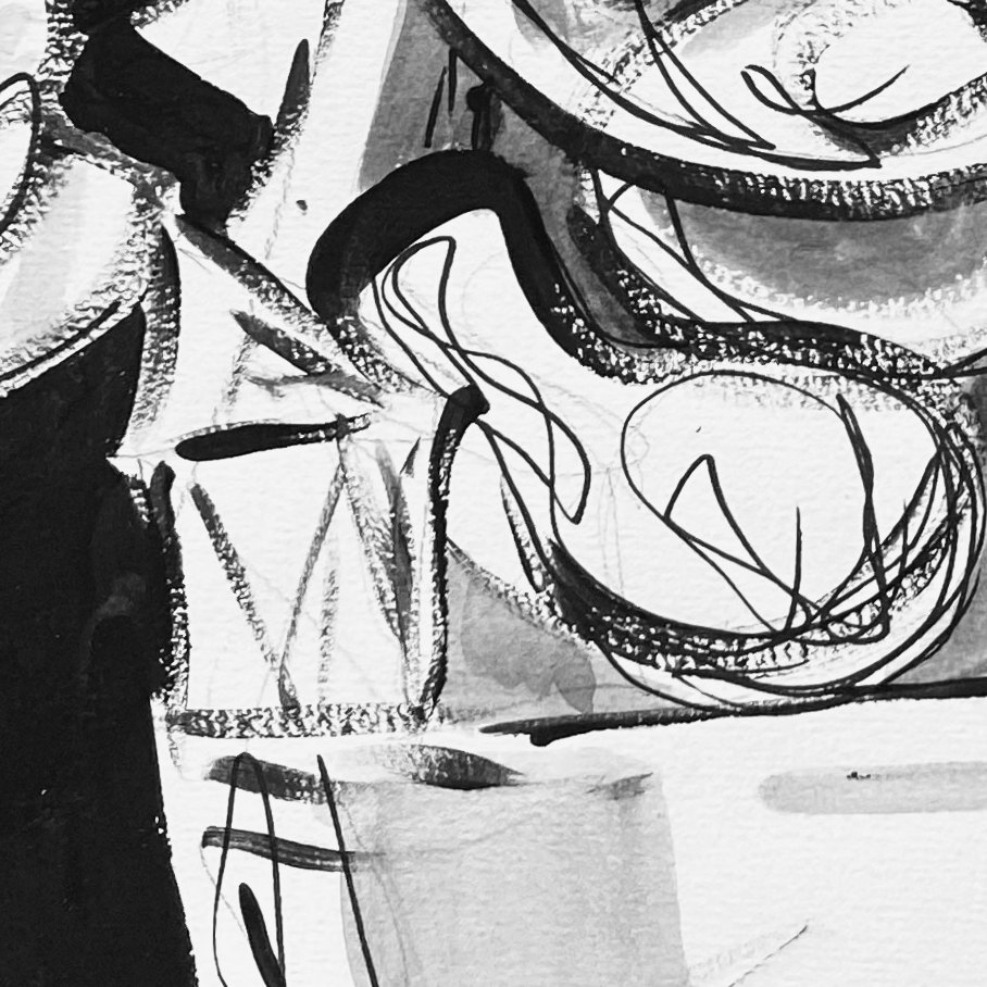 Still Life with Grapes — detail 3