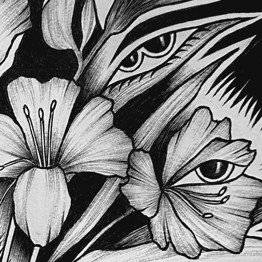 Ramo de ojos — detalle 3